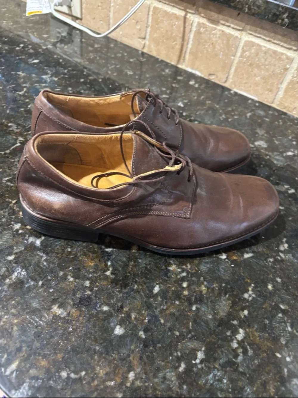 Johnston & Murphy Brown Leather Shoe! Men’s 10